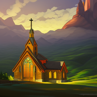 Listia Digital Collectible: Church In The Country