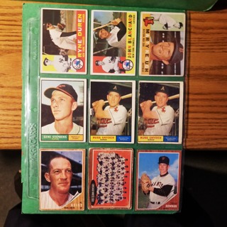 9 -  LOT - MIXED TOPPS PR-GOOD BASEBALL CARDS