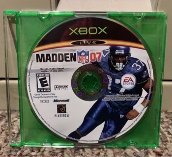 Madden ‘07 (Xbox, 2006) Game Only. Tested.