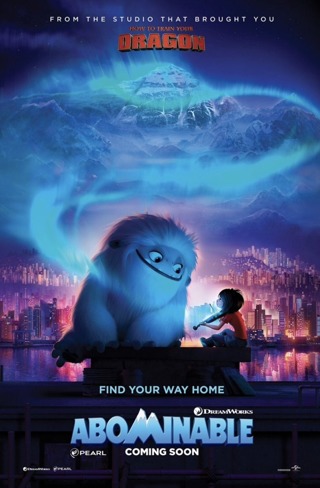  "Abominable" 4K UHD "Vudu or Movies Anywhere" Digital Code