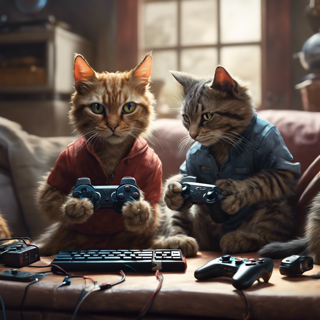 Listia Digital Collectible: Gamer Cats