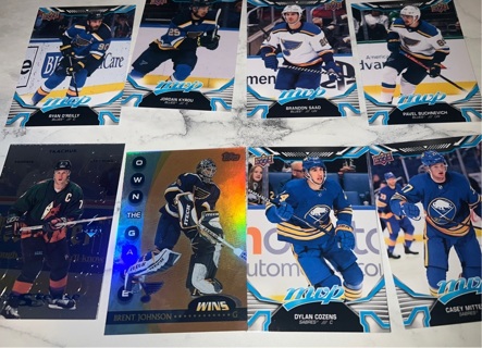 Lot of 8 Foil, HTF, & MVP NHL SUPERSTARS!!!