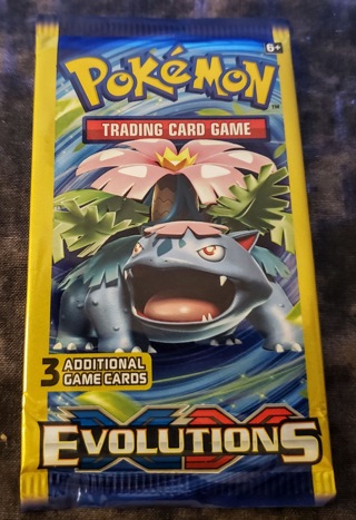 Pokemon Evolutions 3 Card Booster Pack - New Factory Sealed