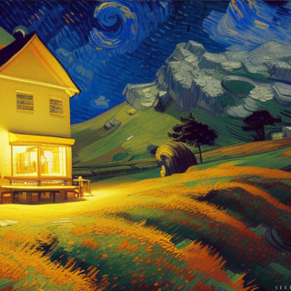 Listia Digital Collectible: House Along Mountainside