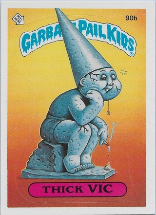 1986 Topps Garbage Pail Kids #90b Thick Vic