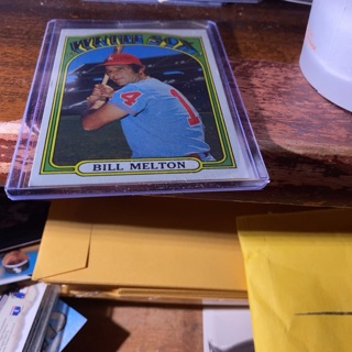 1972 topps in action bill melton baseball card 