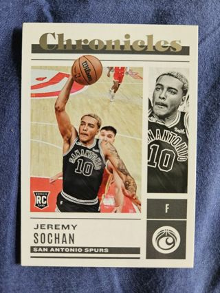 2022-23 Panini Chronicles Rookie Jeremy Sochan