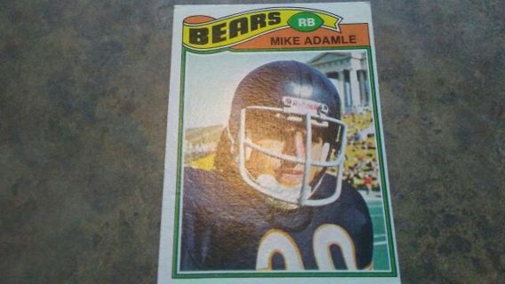 1977 TOPPS MIKE ADAMLE CHICAGO BEARS FOOTBALL CARD# 481
