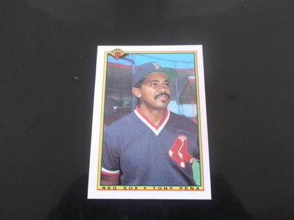 1990   topps  Bowman    Tony Pena   card  #  271   Boston Red Sox