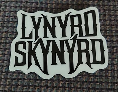 Lynyrd Skynyrd band sticker for hard hat toolbox Xbox PlayStation water bottle