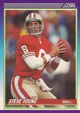 Tradingcard - NFL - 1990 Score #145 - Steve Young - San Francisco 49ers