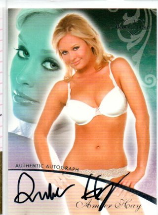 2007 Benchwarmer Amber Hay Autograph