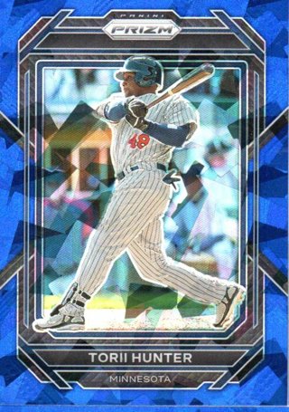 2023 Panini Prizm Torii Hunter Blue Ice