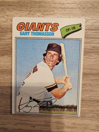 77 Topps Gary Thomasson #496