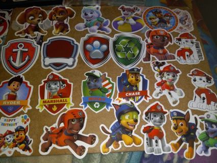 Paw patrol Cute 25 nice vinyl sticker no refunds regular mail only Very nice quality!