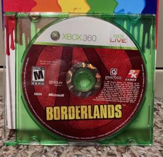 Borderlands (Xbox 360, 2009) Game Only. Tested.