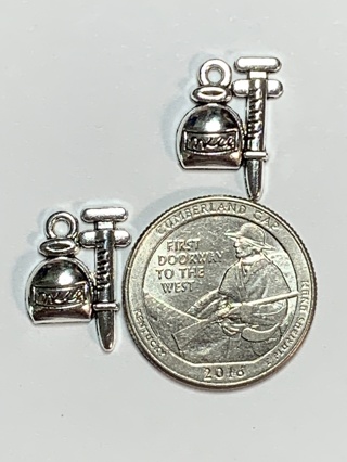 MEDICAL CHARMS~#2~SILVER~SET OF 2 CHARMS~FREE SHIPPING!