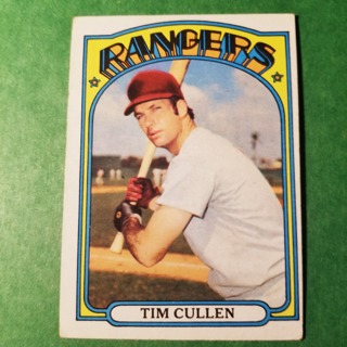 1972 - TOPPS BASEBALL CARD NO. 461 - TIM CULLEN - RANGERS