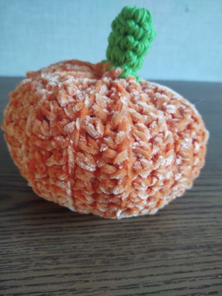 Hand Crocheted Amigurumi Pumpkin 