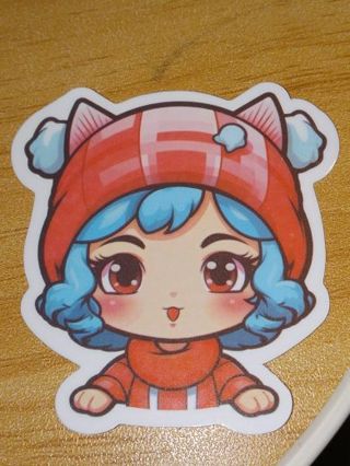 Adorable one nice vinyl sticker no refunds regular mail only Very nice quality!