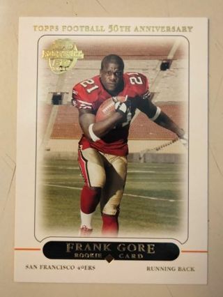 2005 frank gore rookie card