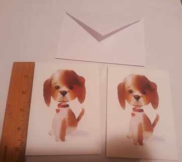 2 Dog Notecards (with Envelopes)