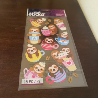 Sticko sloth stickers