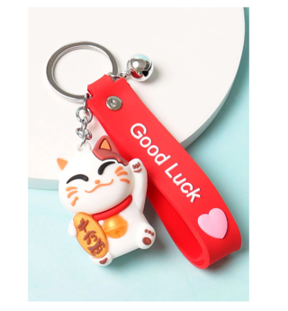 Cute Cat Charm KeyChain For Daily Use