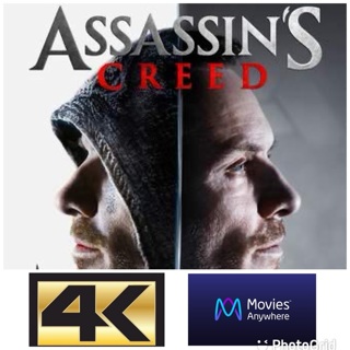 ASSASSINS CREED 4K MOVIES ANYWHERE CODE ONLY (PORTS)