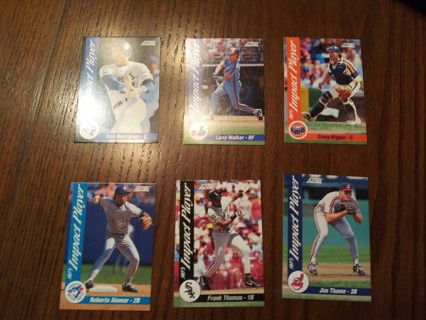 1992 Score Impact Players Hall of Fame Lot