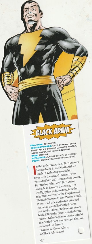 Fandex, DC Comics Card: Very Unusual Shape: BLACK ADAM