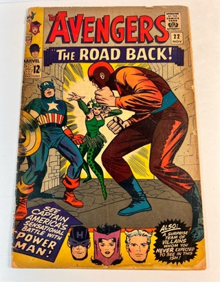1965 Marvel AVENGERS #22 2nd app of POWER MAN - 