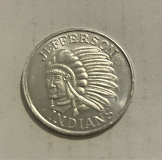 Vintage Uncirculated Silver Tone Indian Coin Estate Liquidation See Other Auctions 