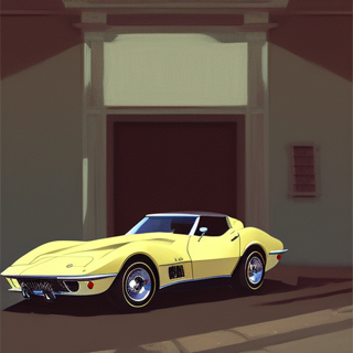 Listia Digital Collectible: '72 Corvette