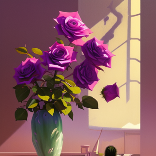 Listia Digital Collectible: Purple Roses