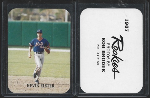 1987 Broder Rookies Kevin Elster #9 of 60 (unlicensed) - New York Mets