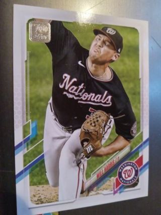 2021 TOPPS 70 WILL HARRIS WASHINGTON NATIONALS BASEBALL CARD# US138