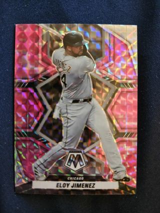 2022 Panini Mosaic Pink Camo Eloy Jimenez