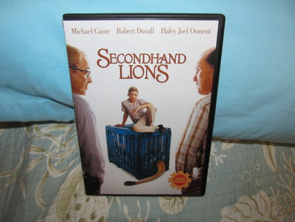 DVD Movie - Secondhand Lions Michael Caine Robert Duvall