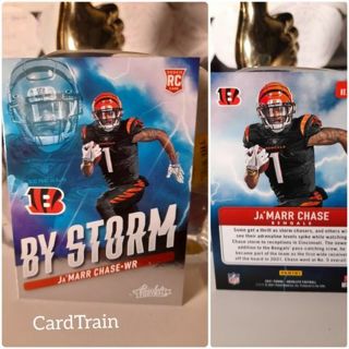 2021 Ja'Marr Chase Foil FOIL Rookie By Storm /Bengals