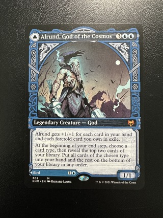 Alrund God of the Cosmos MTG Kaldheim Showcase Mythic Rare Card