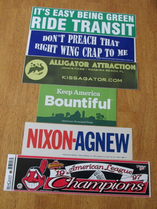 6 Random Bumper Stickers