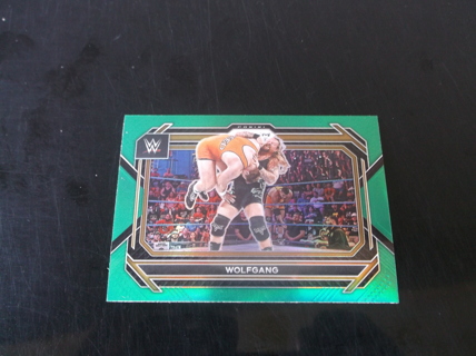 wwe  2023 Panini Prizm    Wolfgang   green  prizm   card  #  93