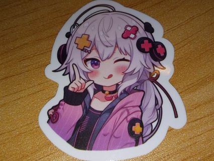 Anime New Cute 1⃣ vinyl sticker no refunds regular mail only Very nice quality!