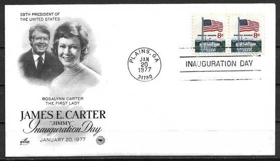 1977 President Carter Inauguration Day cover