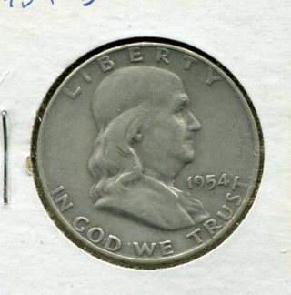 1954 D Franklin Half Dollar-90% Silver!