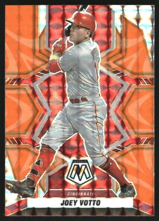 2022 Panini Mosaic Mosaic Reactive Orange #32 Joey Votto