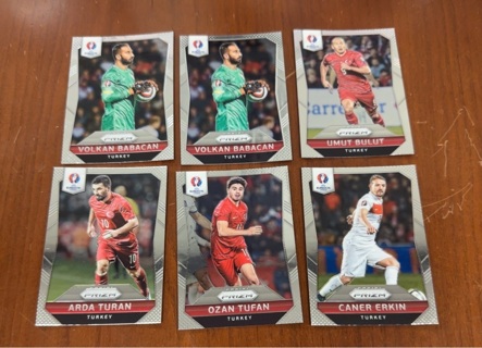 2016 Panini Prizm euro soccer lot