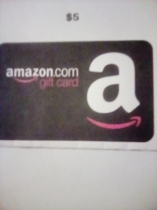 Amazon e-gift card for $5.00