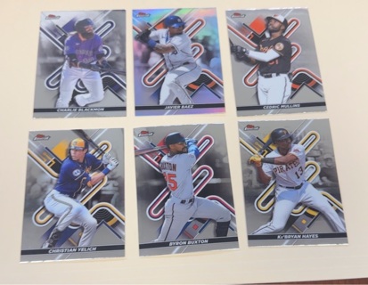 2022 Topps Finest baseball lot